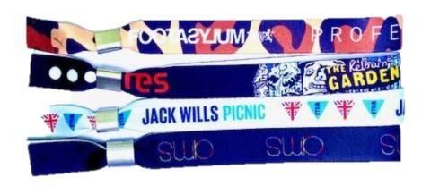 Full Colour Fabric Wristbands & Promotions Only Wristbands